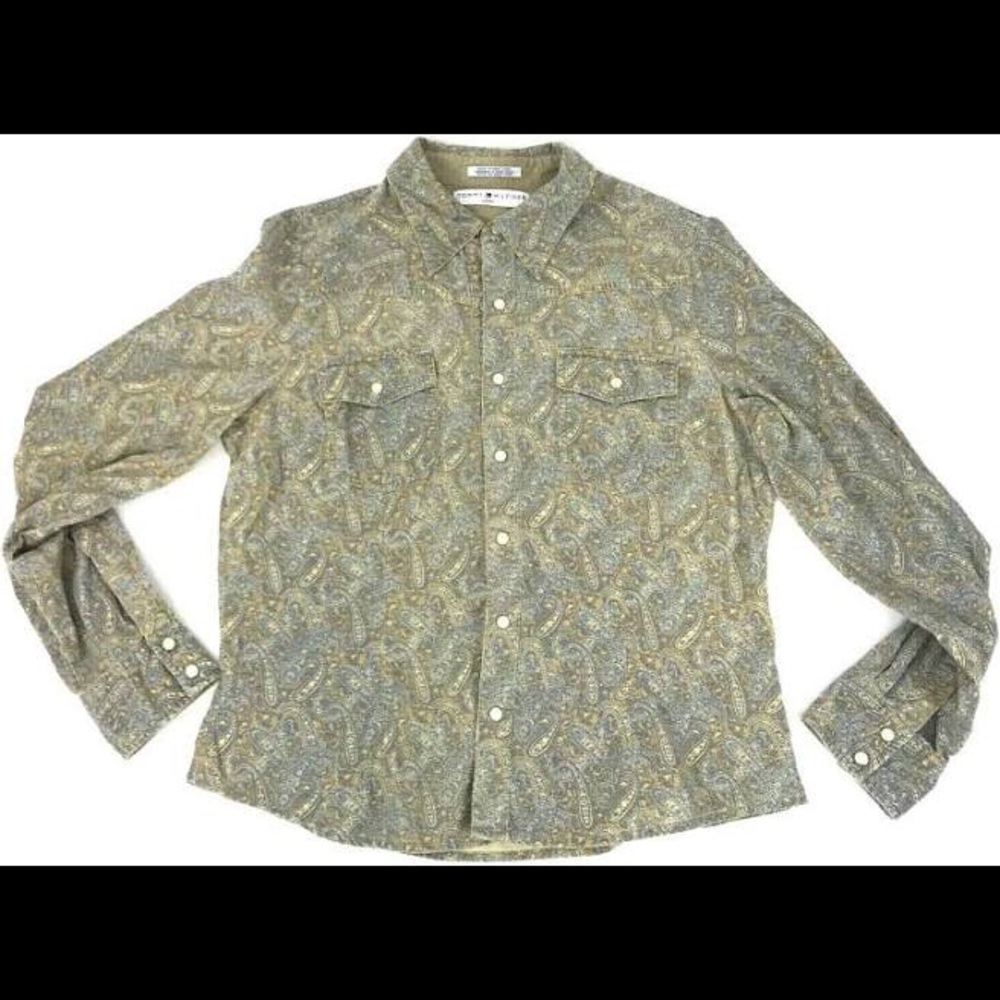 Paisley western style blouse